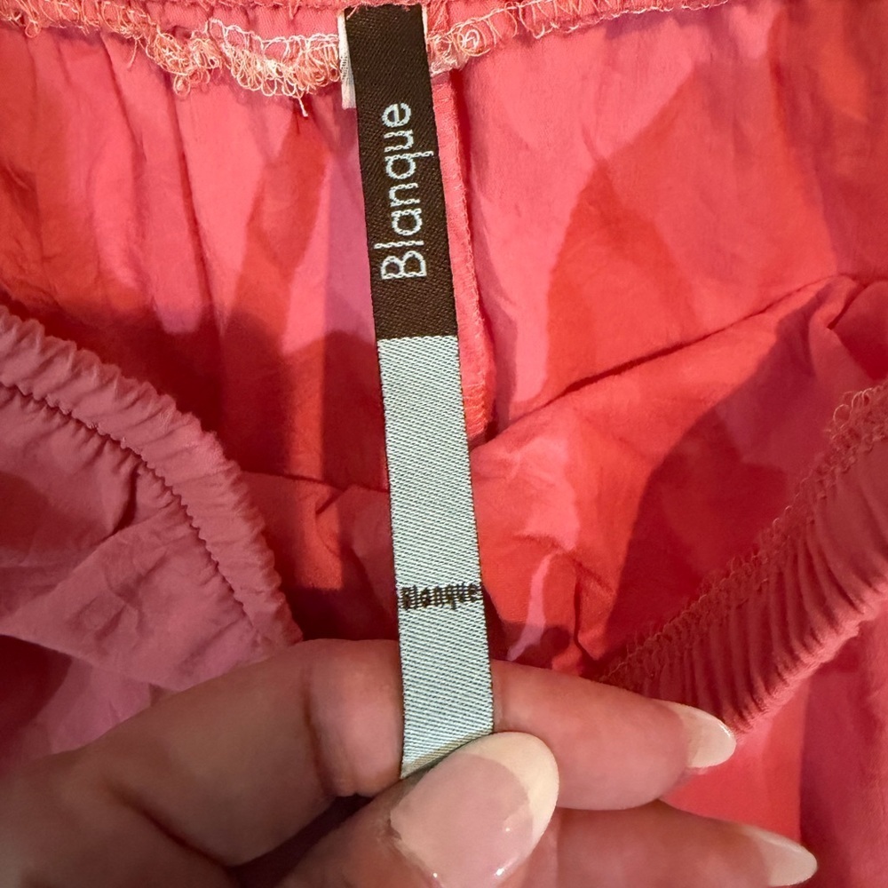 BLANQUE Drapey Coral Lagenlook Boho Women's Skirt Size 1 - Picture 3 of 7
